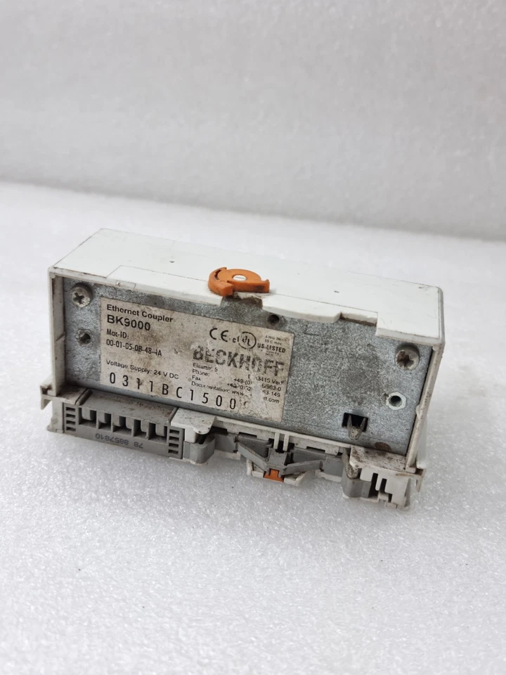 Beckhoff BK9000 Ethernet TCP/IP Bus Coupler Industrial Automation Module PLC 24V